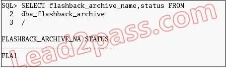 1Z0-050 question #35 exhibit