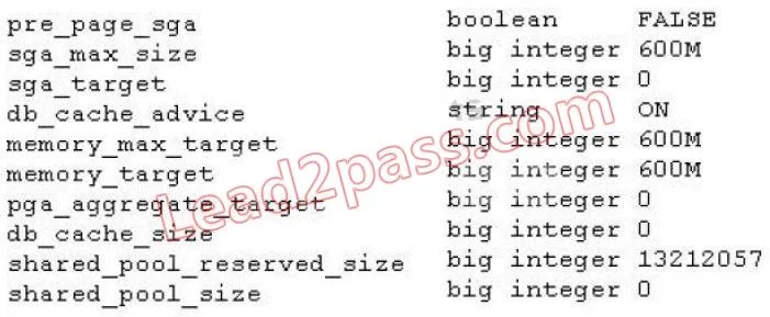 1Z0-052 question #118 exhibit 2