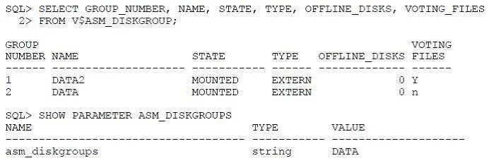 1Z0-058 question #31 exhibit