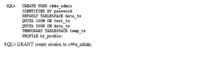 1Z0-060 question #189 exhibit
