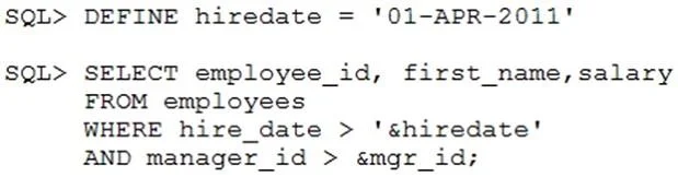 1Z0-061 question #69 exhibit
