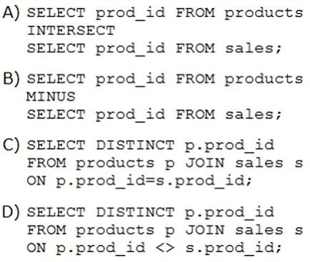 1Z0-061 question #44 exhibit 3