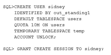 1Z0-062 question #3 exhibit