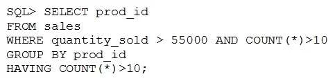 1Z0-071 question #241 exhibit 2