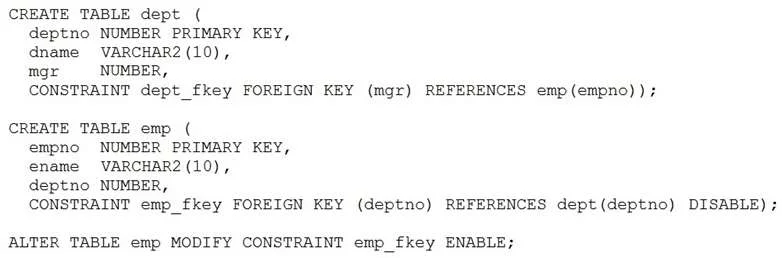 1Z0-071 question #406 exhibit