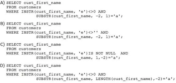 1Z0-071 question #229 exhibit