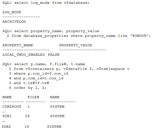 1Z0-083 question #66 exhibit 1