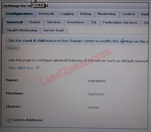1Z0-102 question #56 exhibit