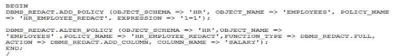 1Z0-116 question #14 exhibit