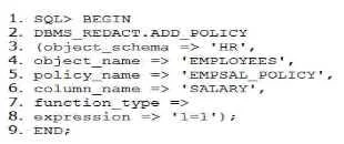 1Z0-116 question #26 exhibit