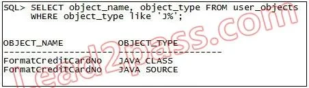 1Z0-146 question #73 exhibit