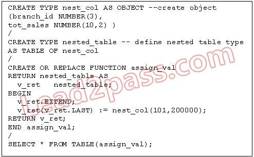 1Z0-146 question #2 exhibit
