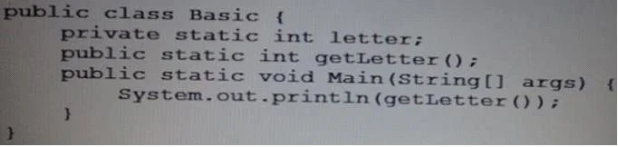 1Z0-803 question #66 exhibit