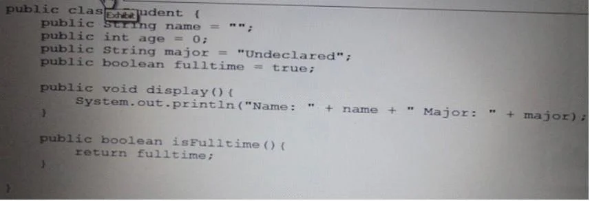 1Z0-803 question #45 exhibit 1