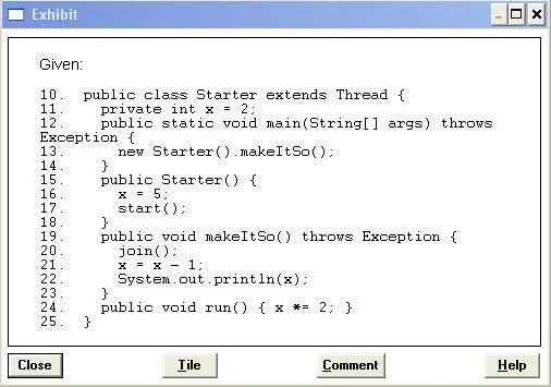 1Z0-851 question #248 exhibit