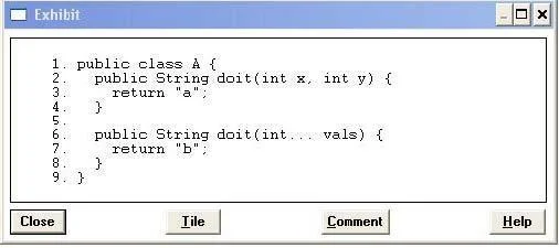 1Z0-851 question #90 exhibit