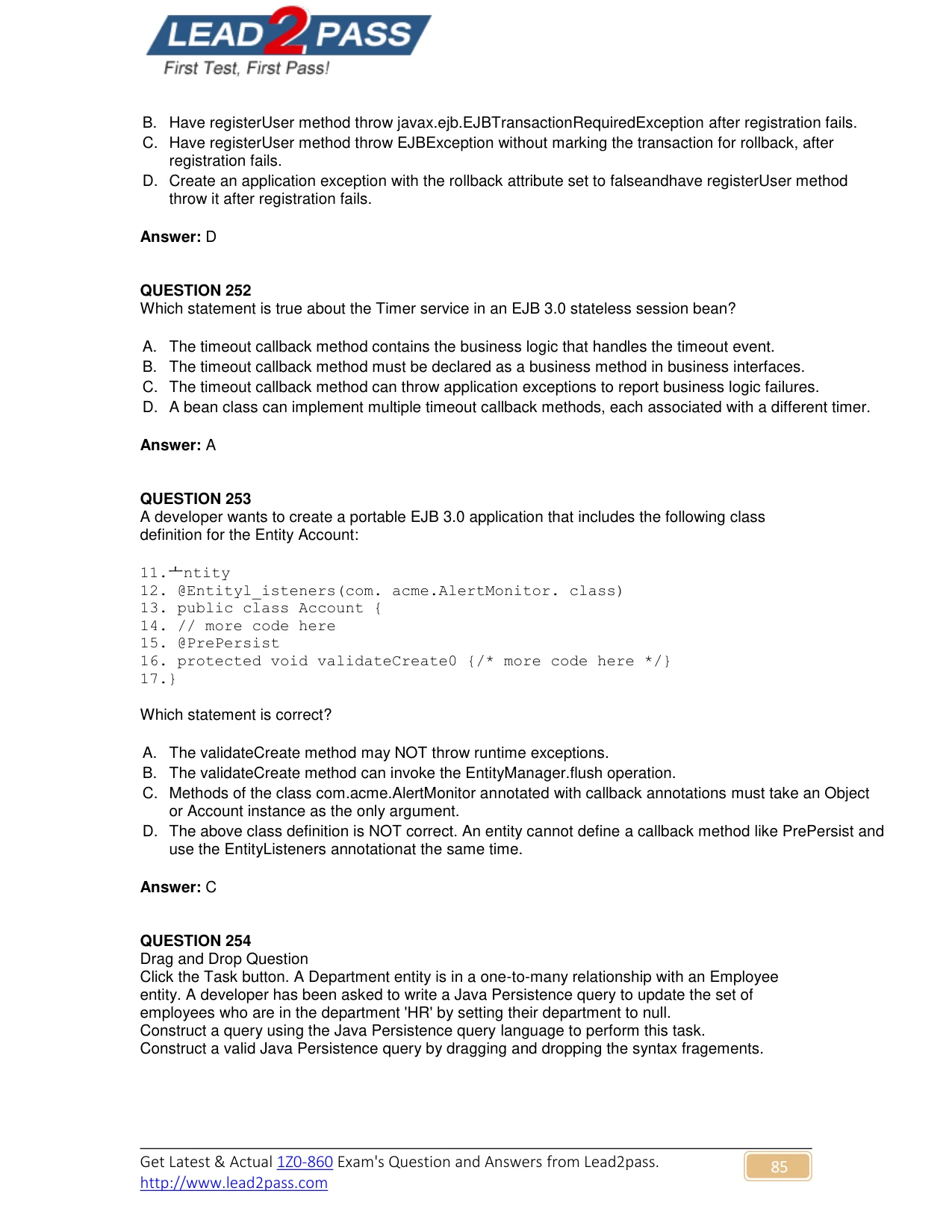 1Z0-860 question #253 exhibit