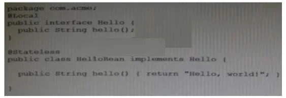 1Z0-895 question #9 exhibit