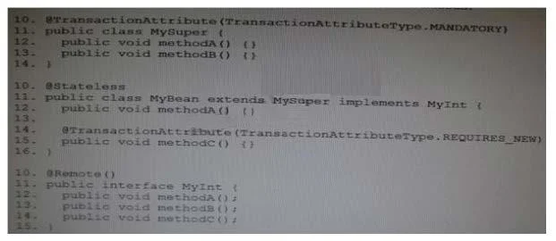 1Z0-895 question #3 exhibit