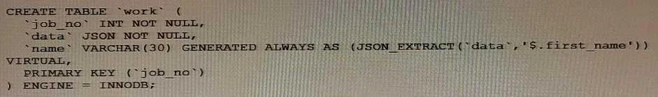 1Z0-909 question #18 exhibit