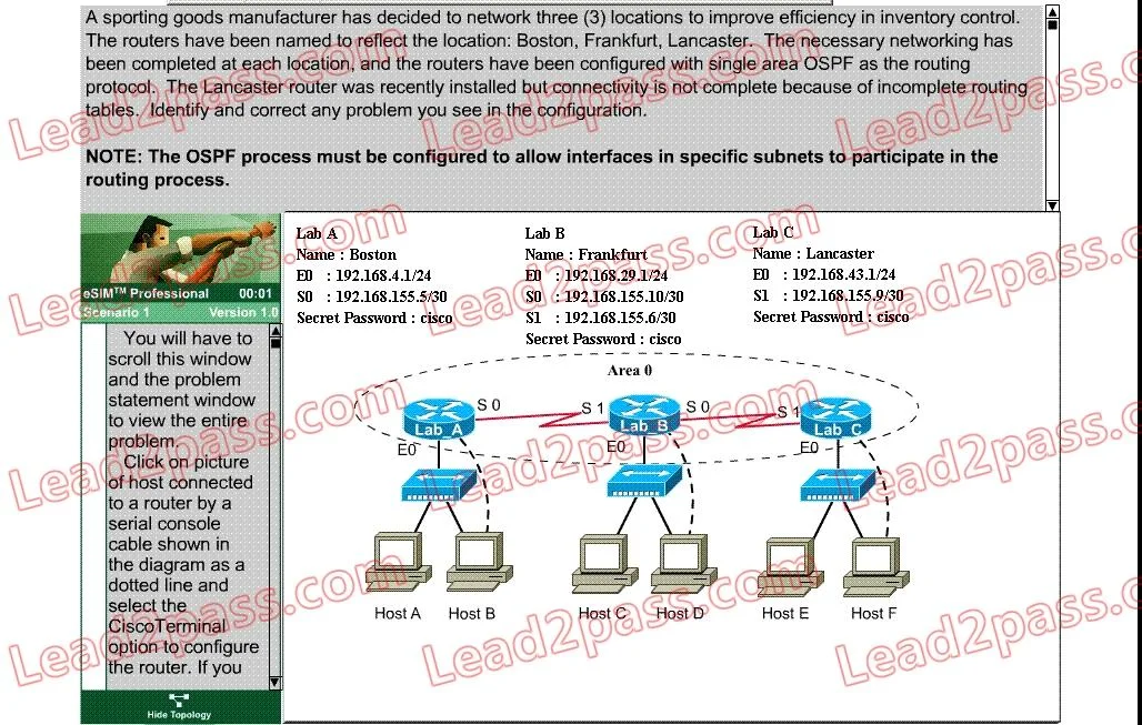 200-101 question #162 exhibit