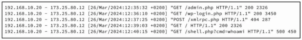200-201 question #531 exhibit