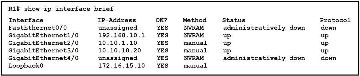 200-301 question #5 exhibit 2