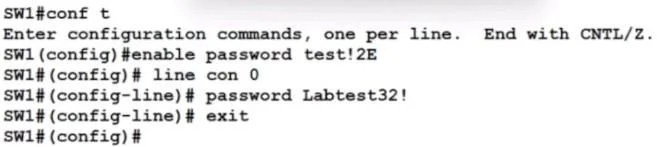 200-301 question #989 exhibit 1