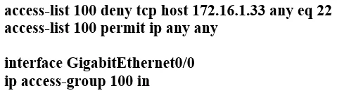 200-301 question #244 exhibit 3