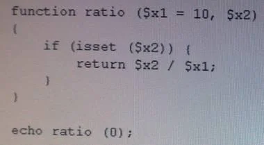200-530 question #20 exhibit