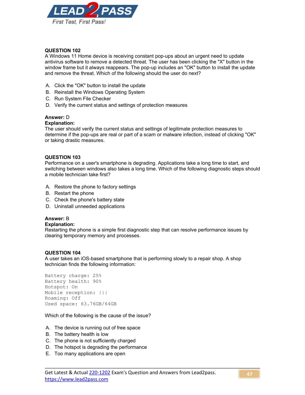 220-1202 question #103 exhibit