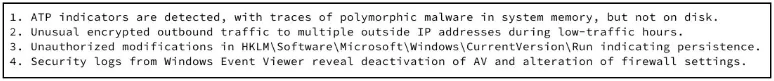 300-215 question #131 exhibit