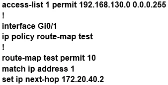 300-410 question #74 exhibit