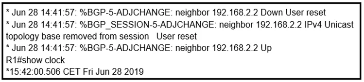 300-410 question #86 exhibit