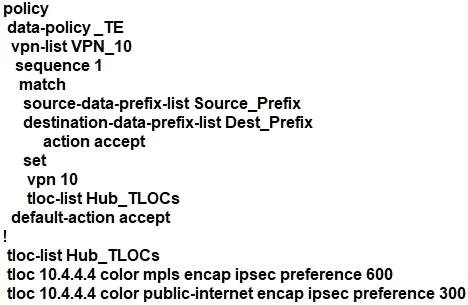 300-415 question #262 exhibit
