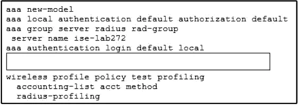 300-430 question #211 exhibit
