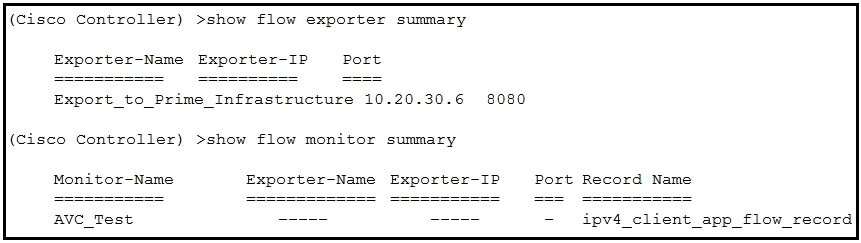 300-430 question #297 exhibit