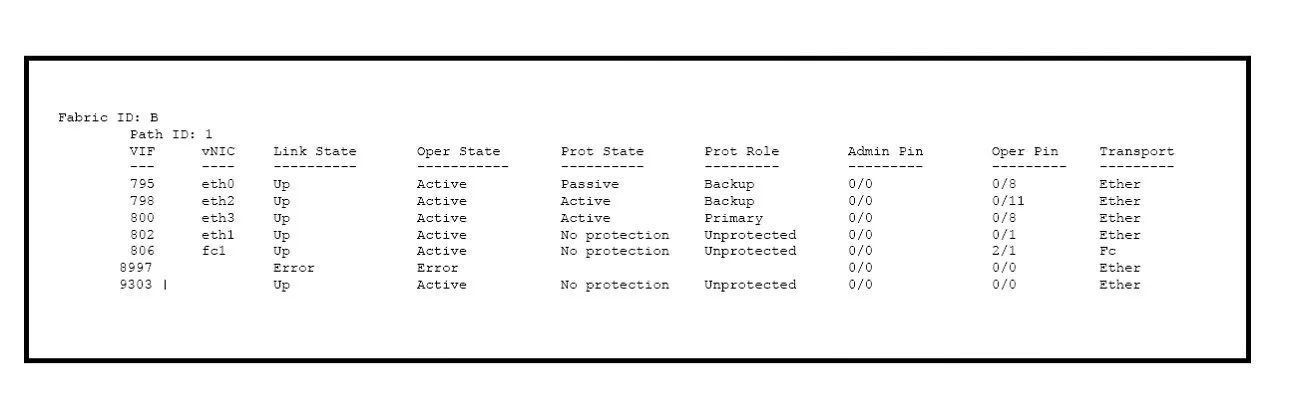 300-460 question #28 exhibit