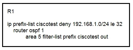 300-510 question #103 exhibit