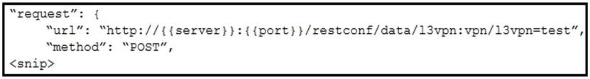 300-535 question #21 exhibit