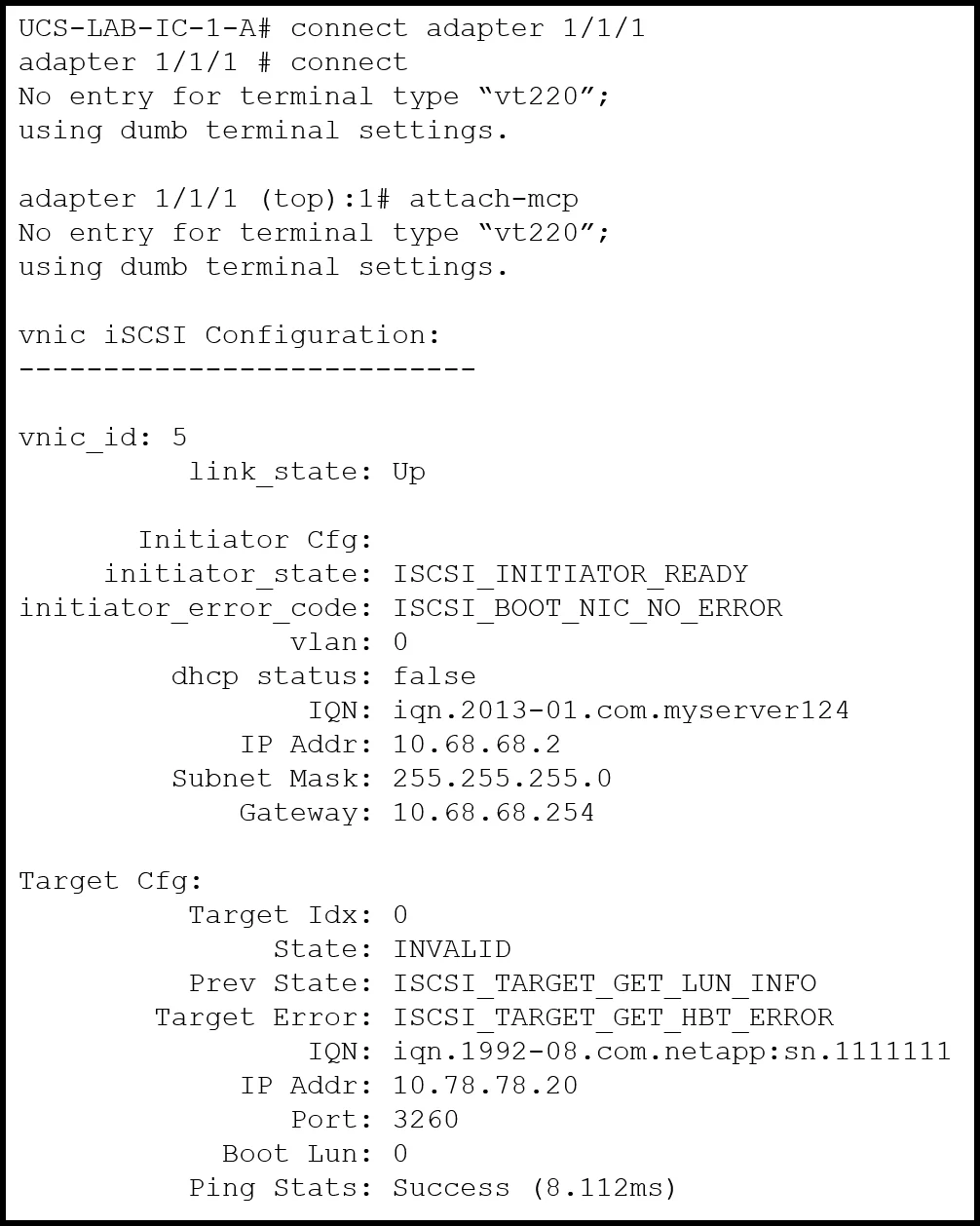 300-615 question #133 exhibit 1