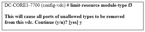 300-615 question #83 exhibit 1