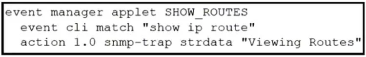 300-615 question #205 exhibit 1