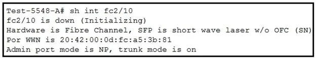 300-615 question #69 exhibit