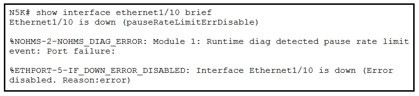 300-615 question #122 exhibit 1