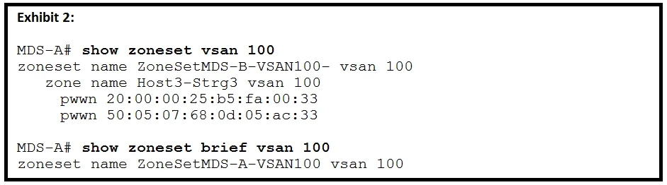 300-625 question #12 exhibit 2