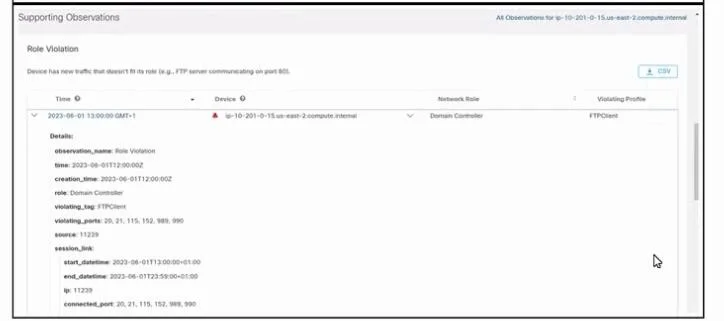 300-740 question #25 exhibit 2