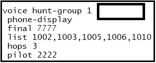 300-815 question #64 exhibit