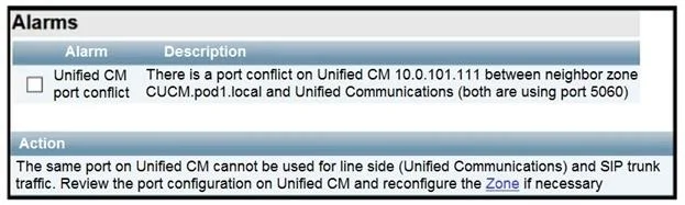 300-820 question #97 exhibit