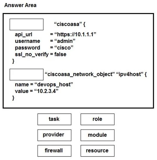 300-910 question #22 exhibit